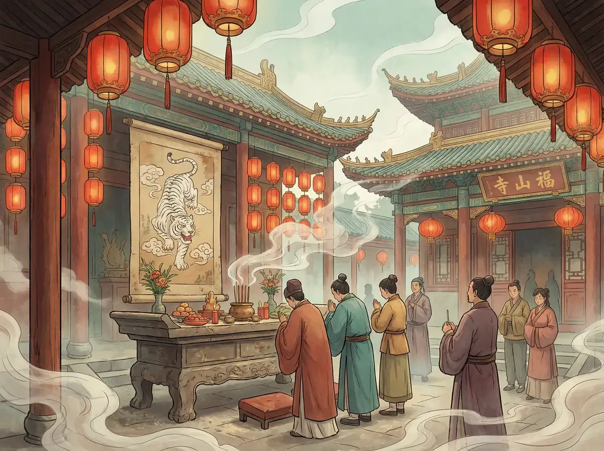 白虎神祭祀仪式 - 四虎视频 | 民间信仰